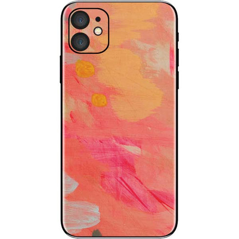 Colored Finger Paint iPhone 11 Skin